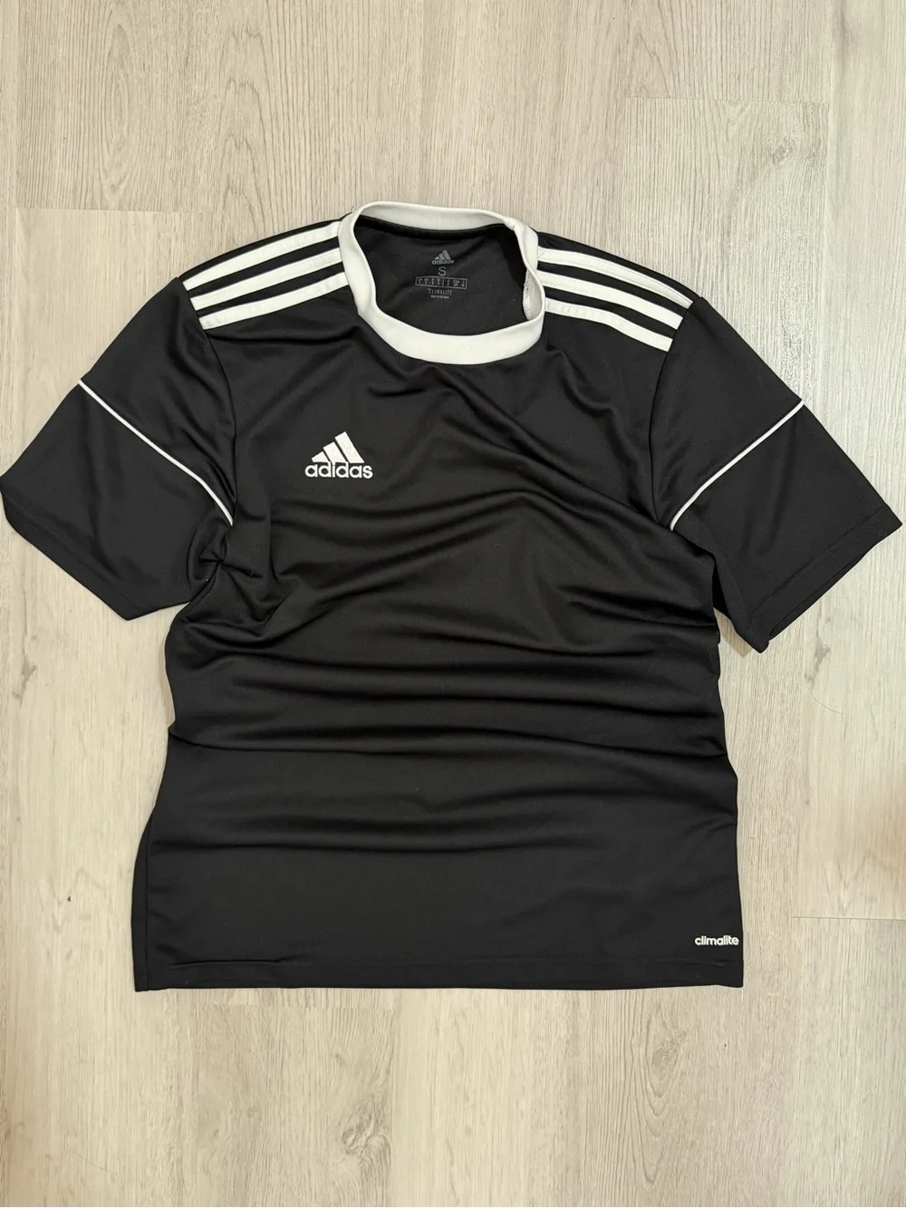 adidas Black and White Athletic Training Shirt
